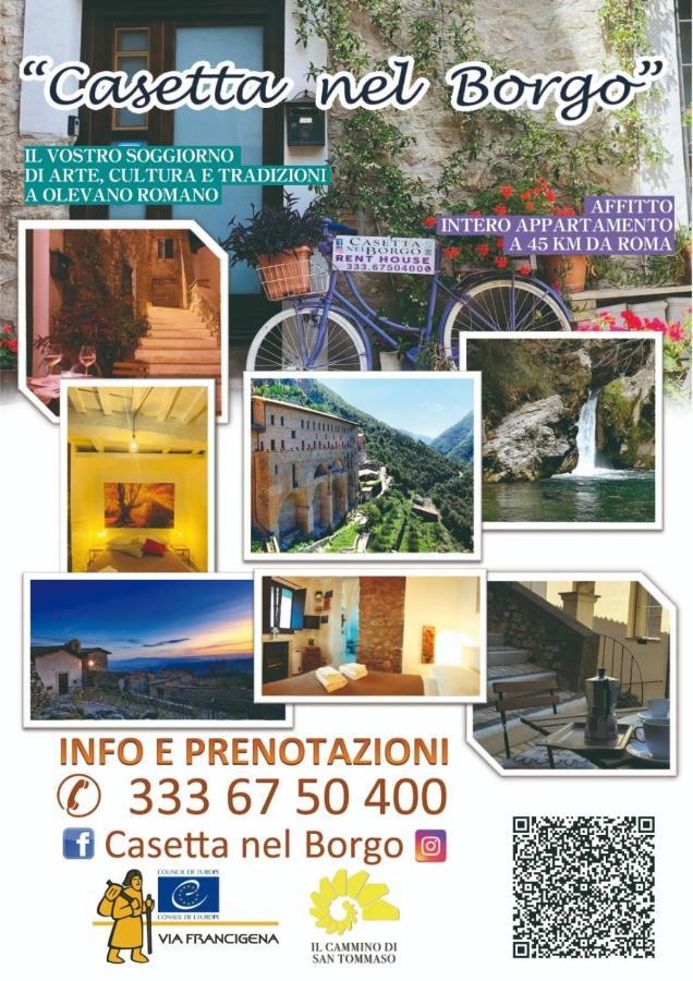 Casetta Nel Borgo Olevano Romano Extérieur photo